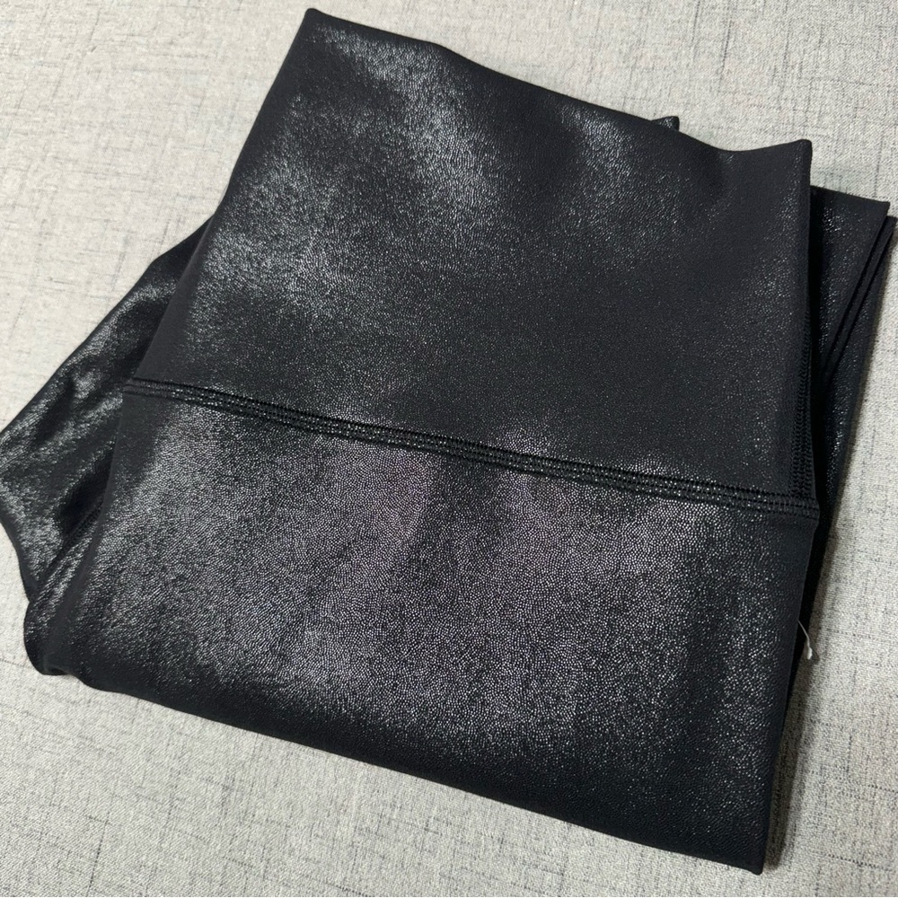Lululemon Align High Rise Pant Leggings Shine Radiant Foil Black Print 14 NWT - Picture 8 of 13